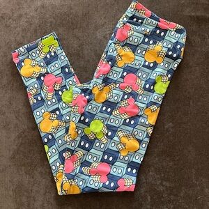 LulaRoe Fun Geometric Mickey Leggings